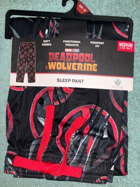 Men's Deadpool Wolverine Sleep Pant